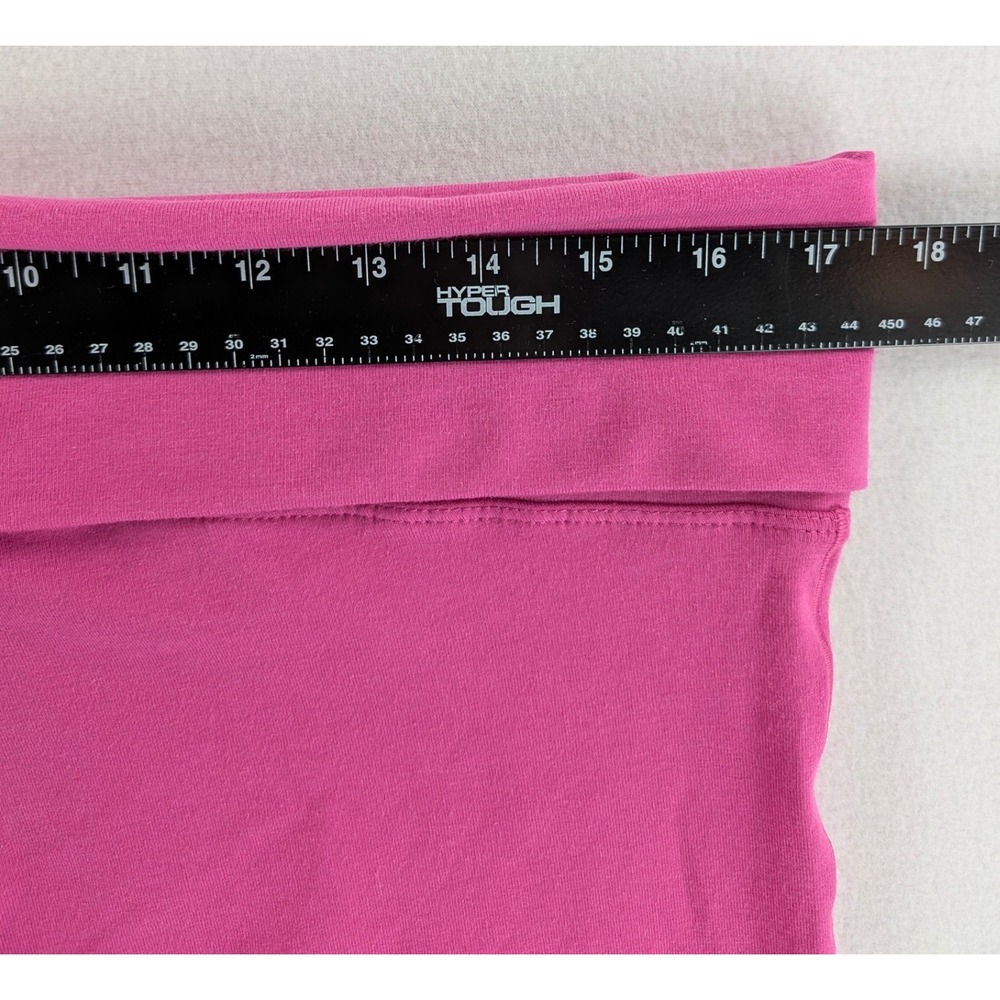 Victoria's Secret PINK Womens XL Pink Y2K Foldover Flare Heart Leggings NWT - Picture 3 of 11
